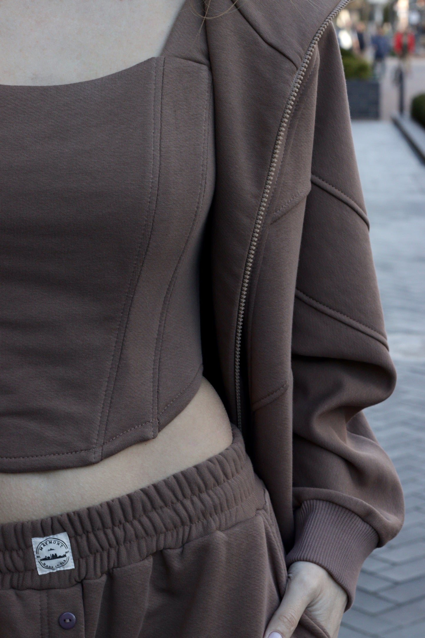 Sweat Corset Top