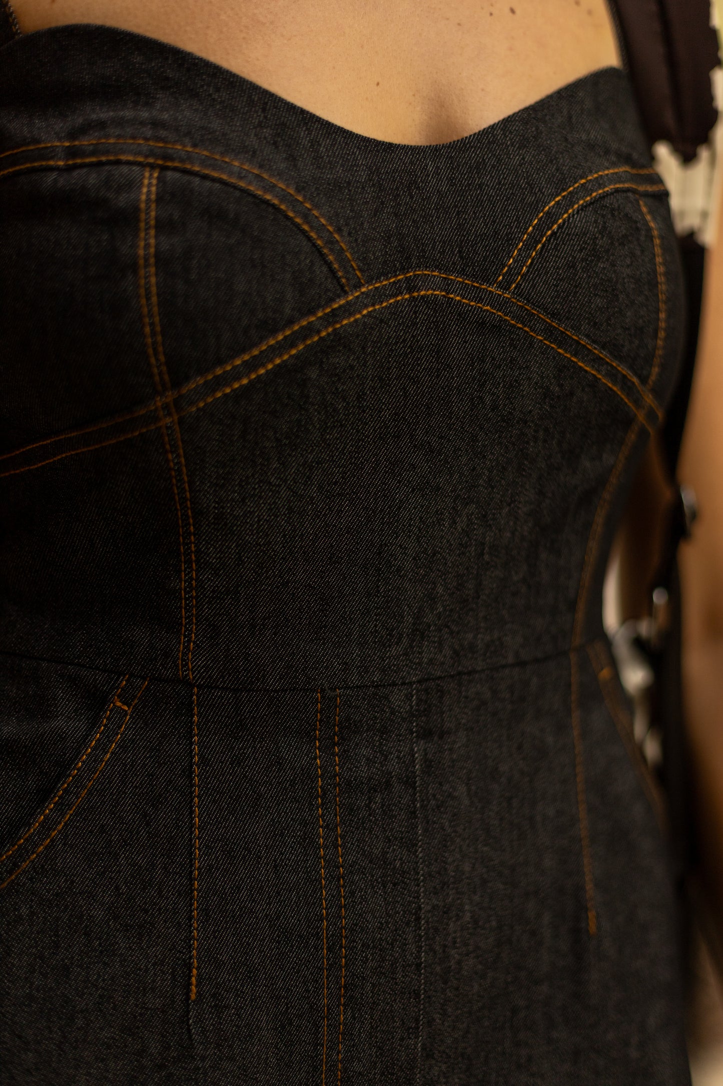 Denim dress