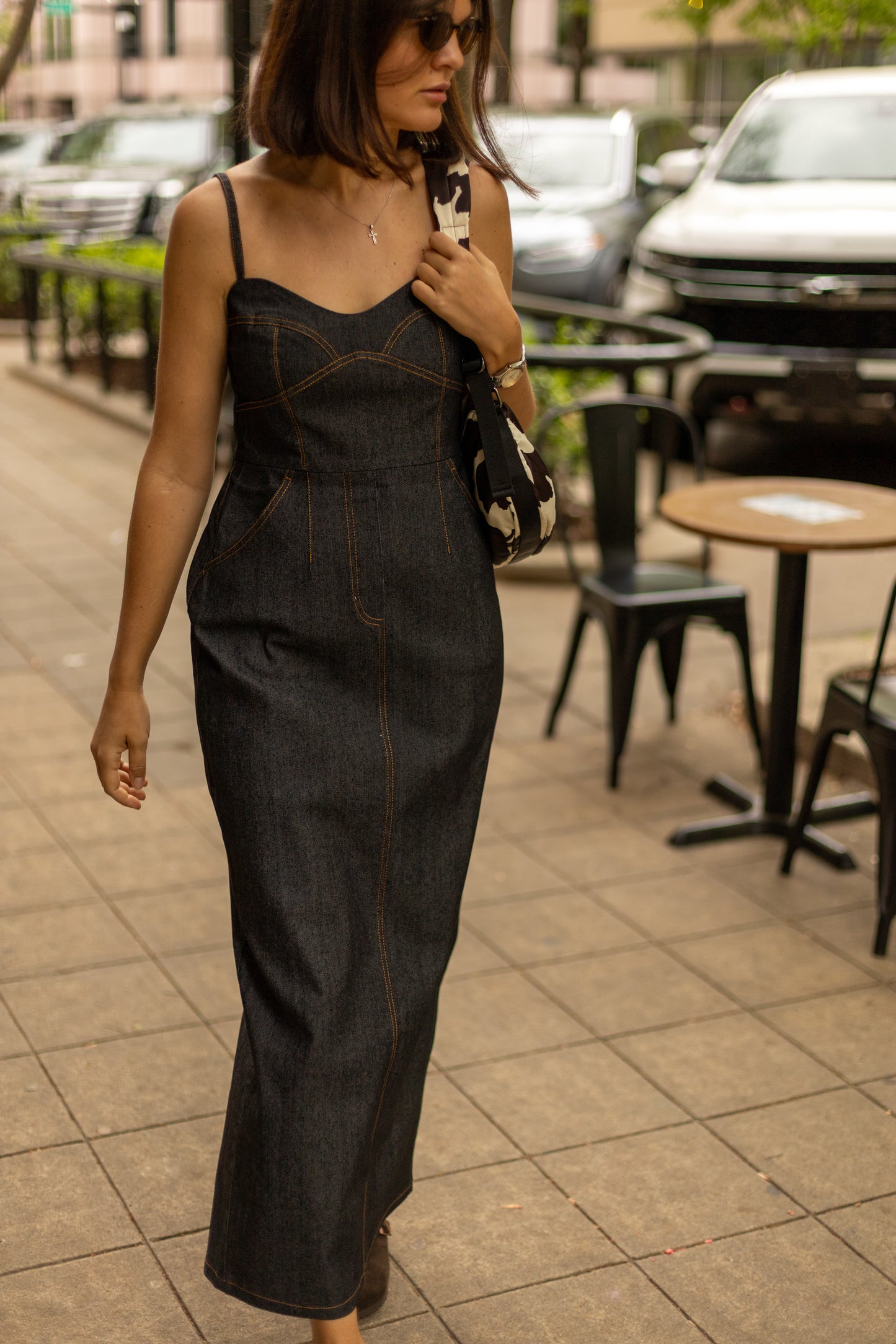 Denim dress