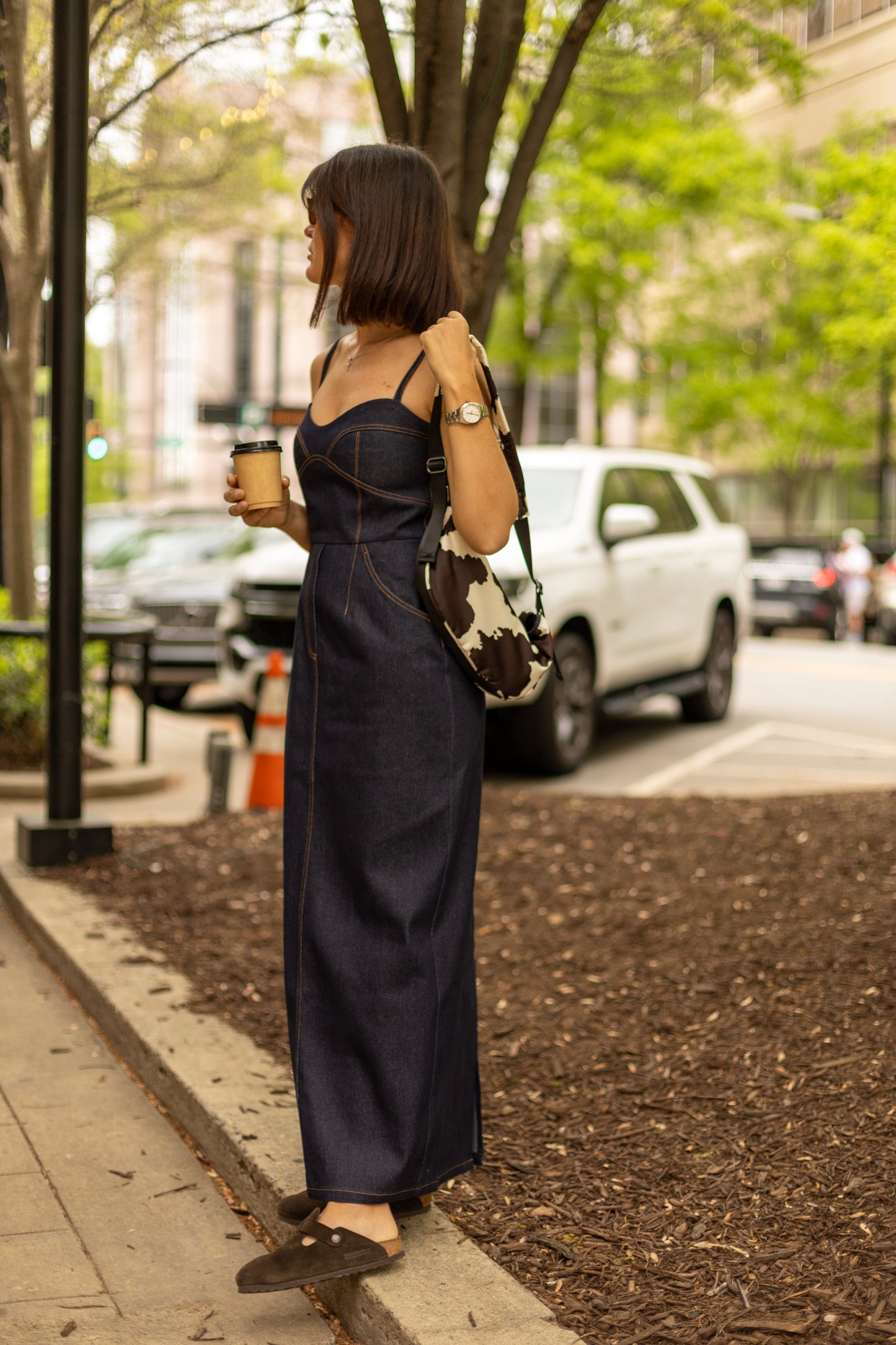 Denim dress