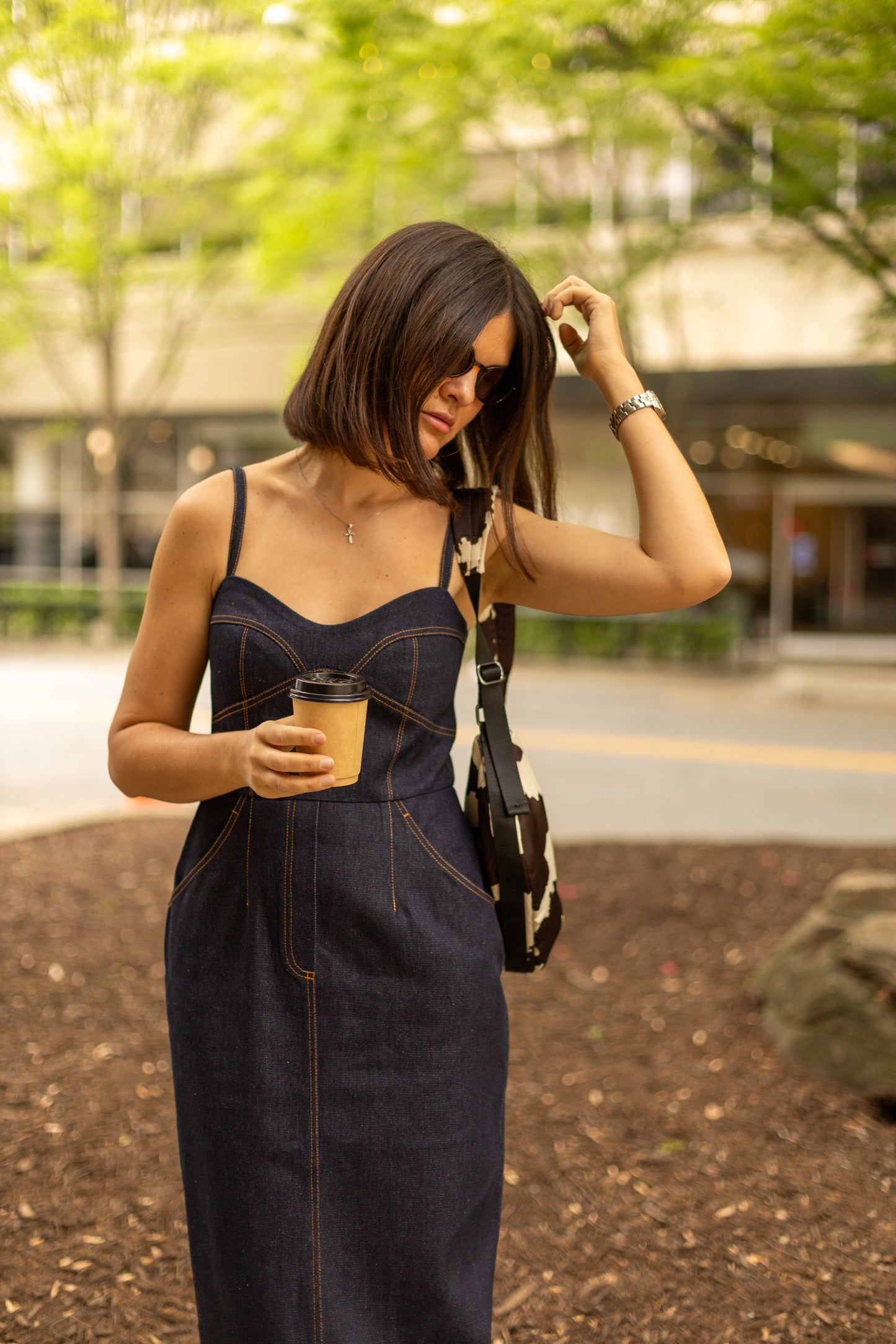 Denim dress