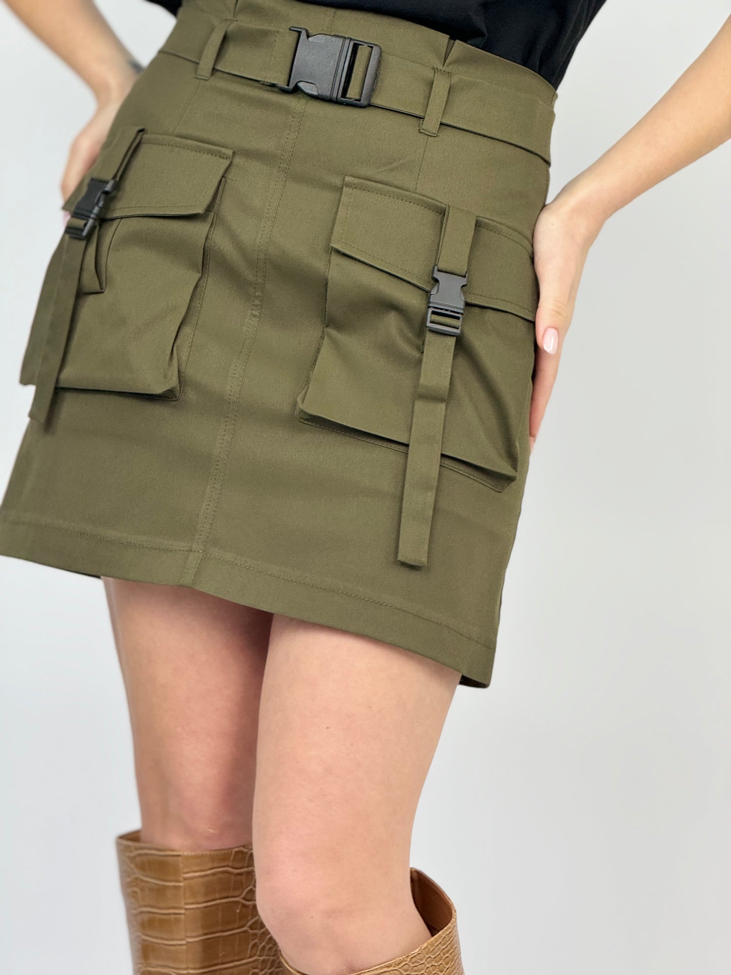 Cargo skirt mini