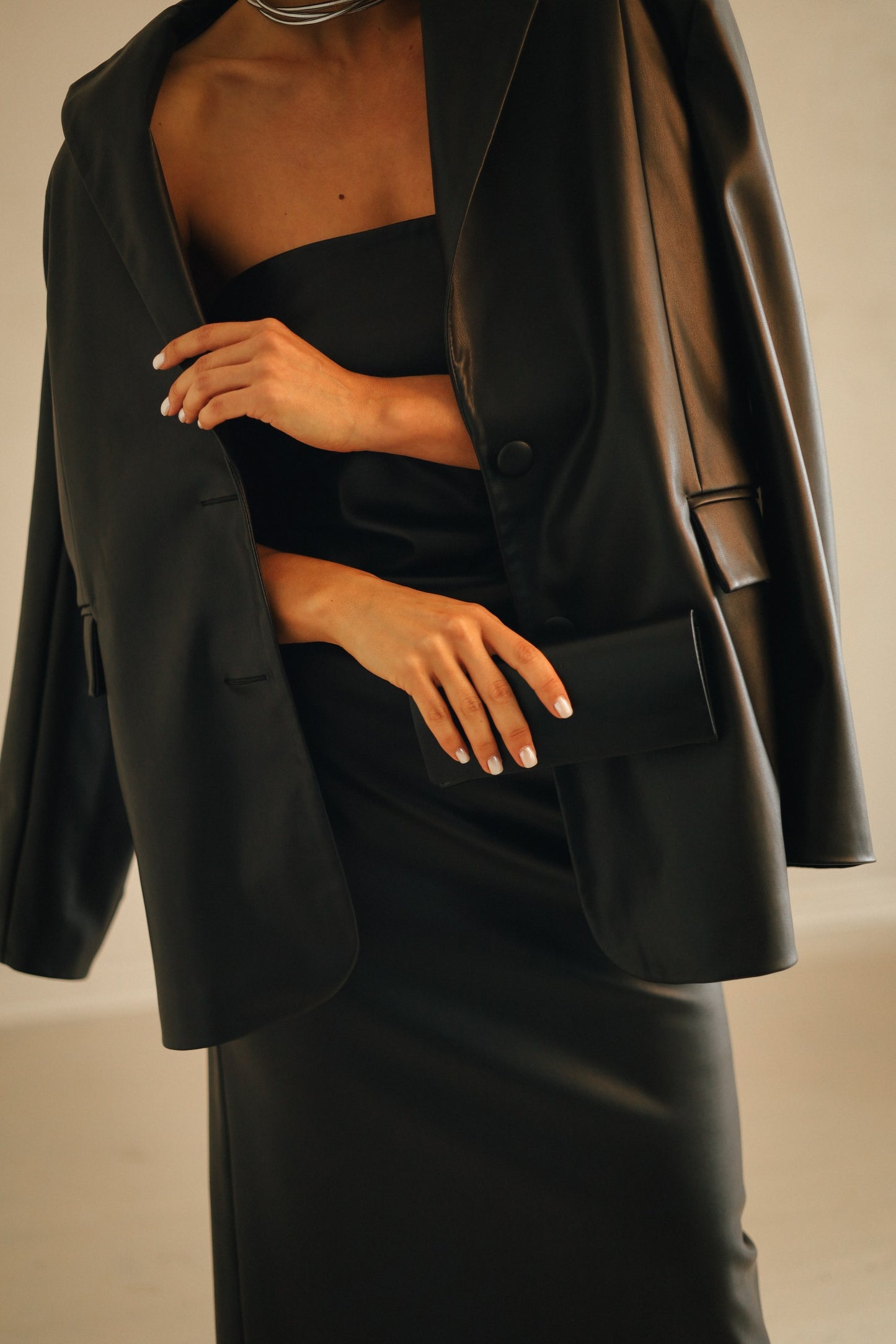 Ecoleather blazer