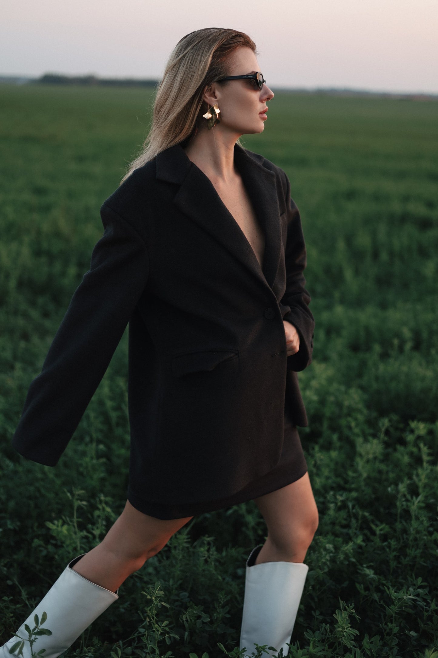 Alpaca blazer