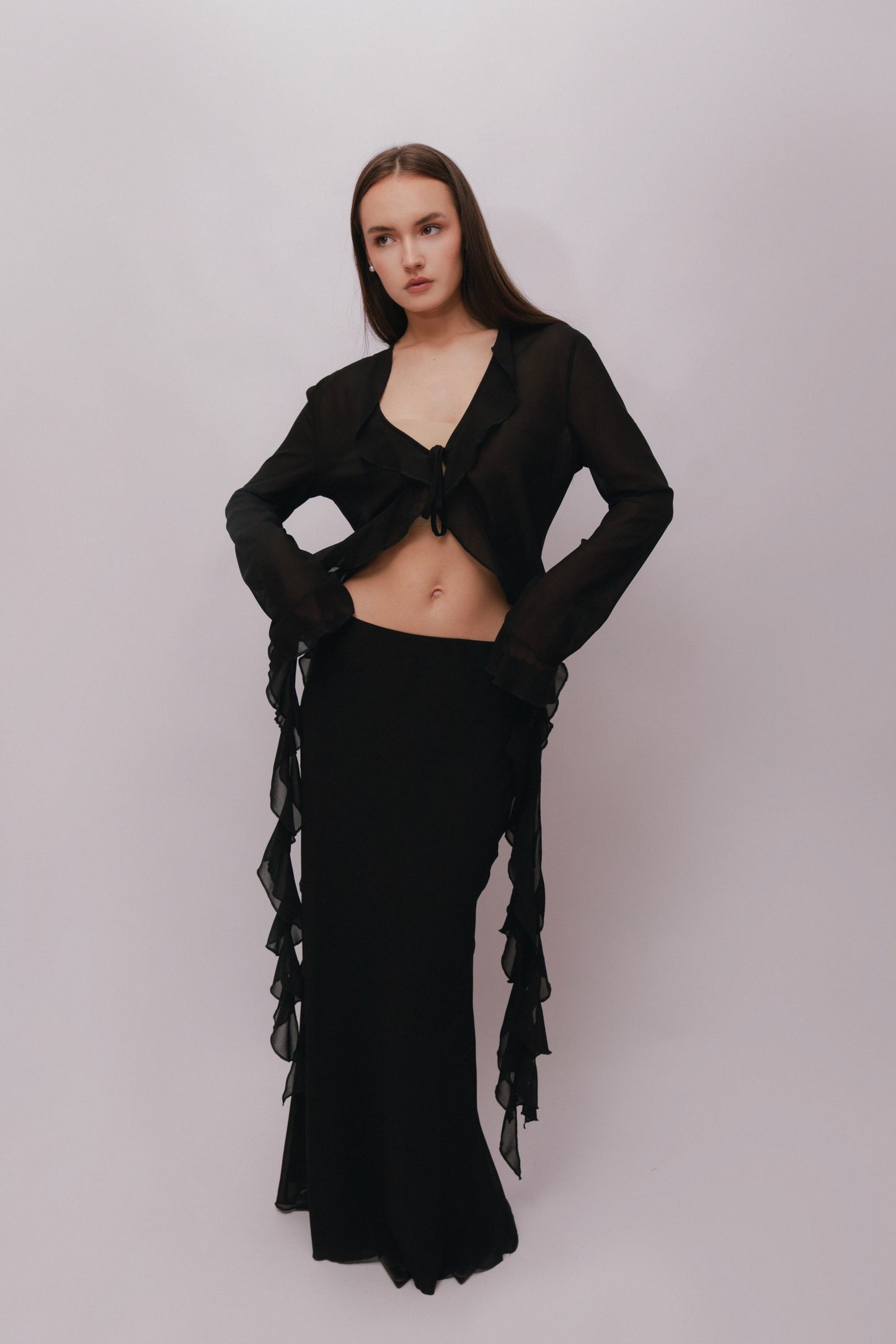 Chiffon Suit Cascade