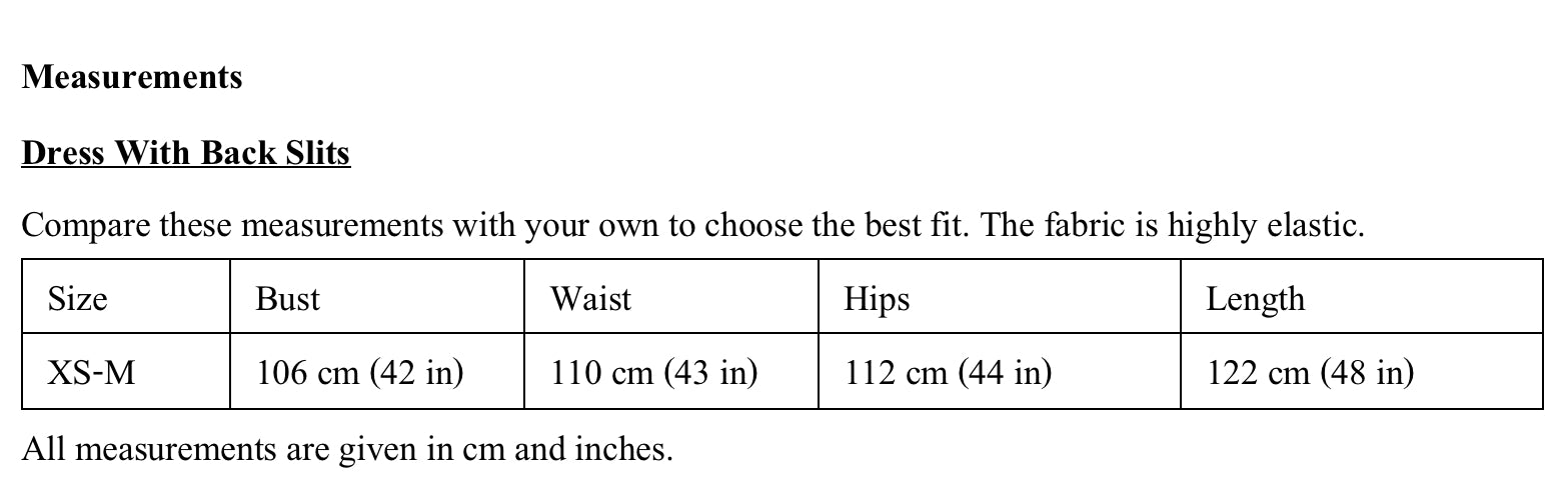 Product measurements