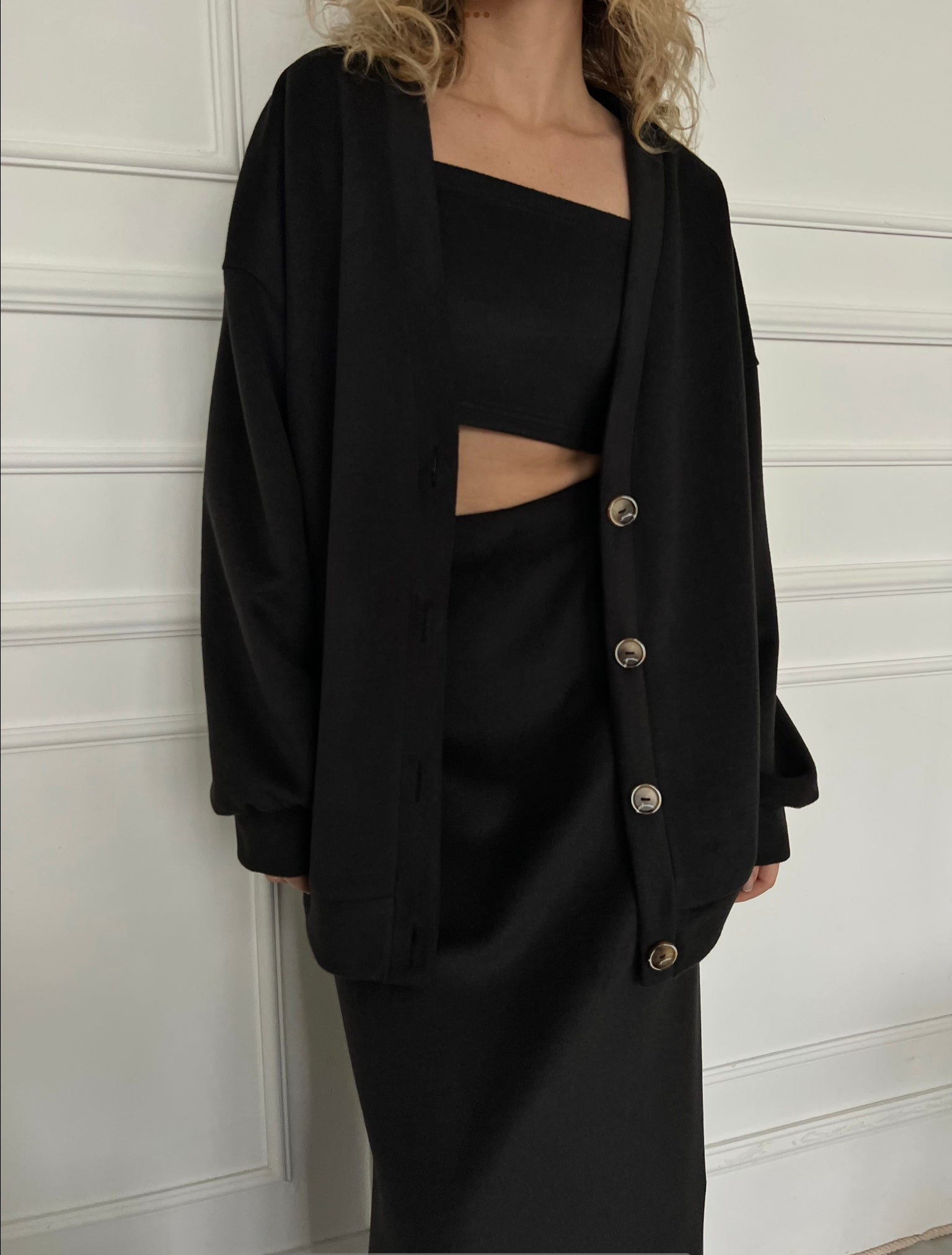 Alpaca Suit - Skirt, Cardigan & Top