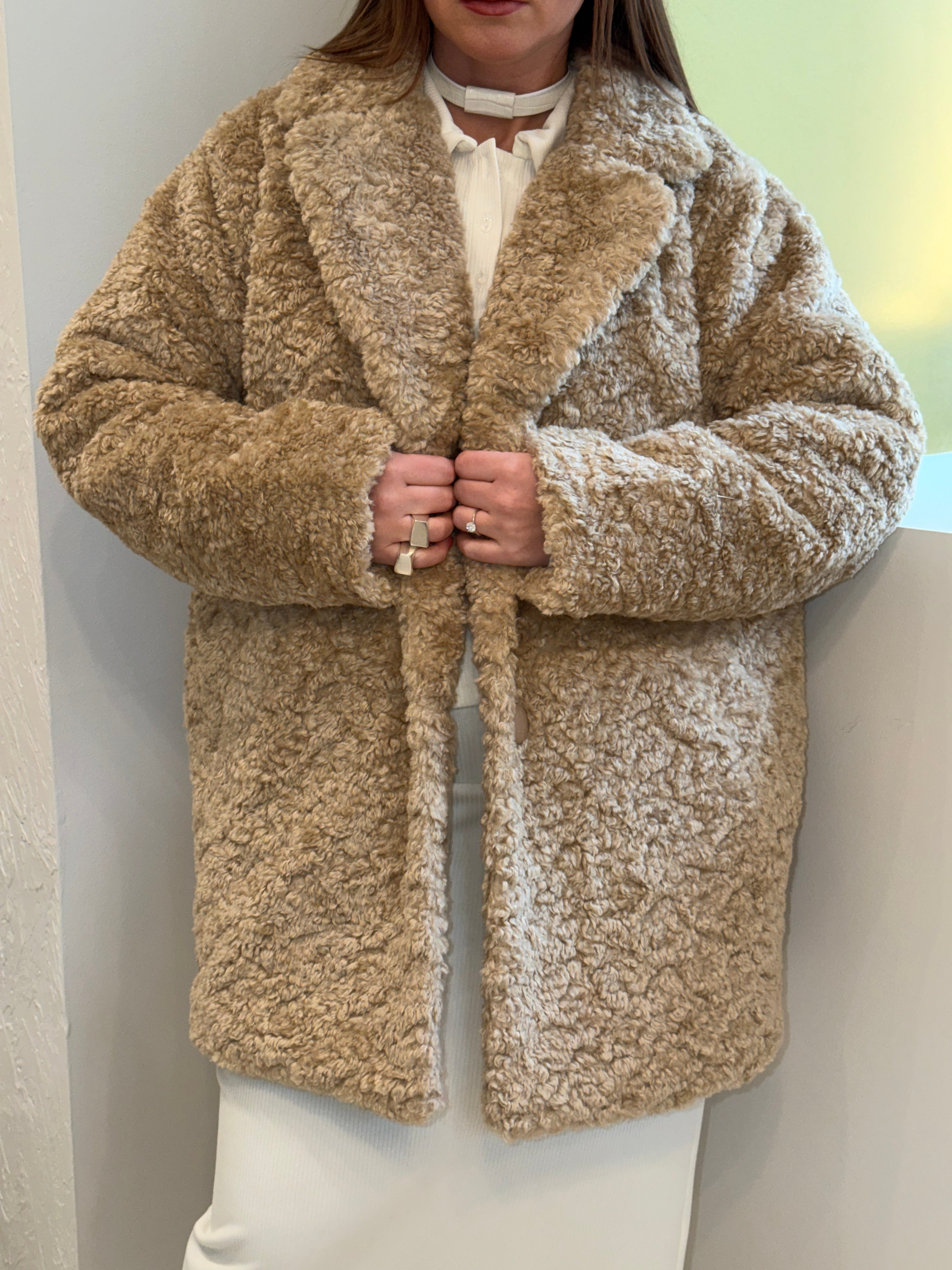 Teddy Faux Fur Short Coat
