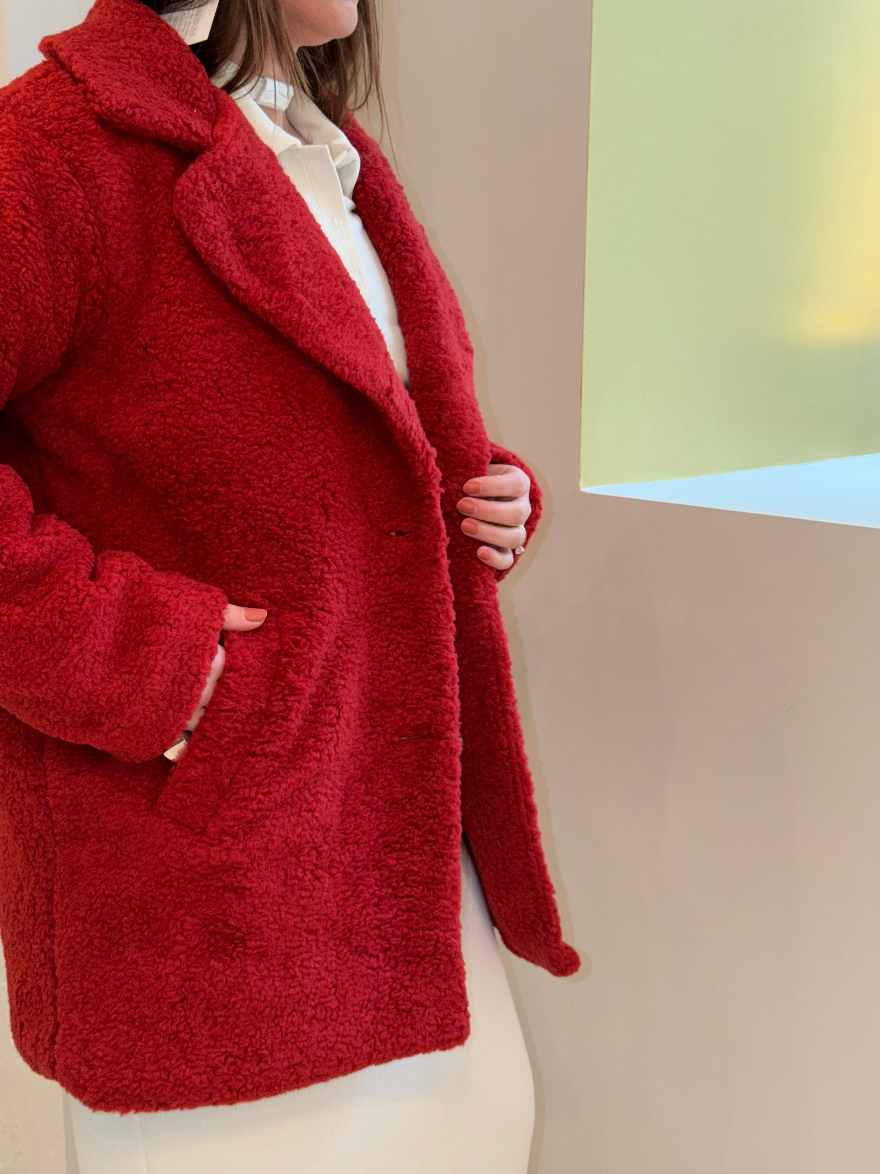 Teddy Faux Fur Short Coat