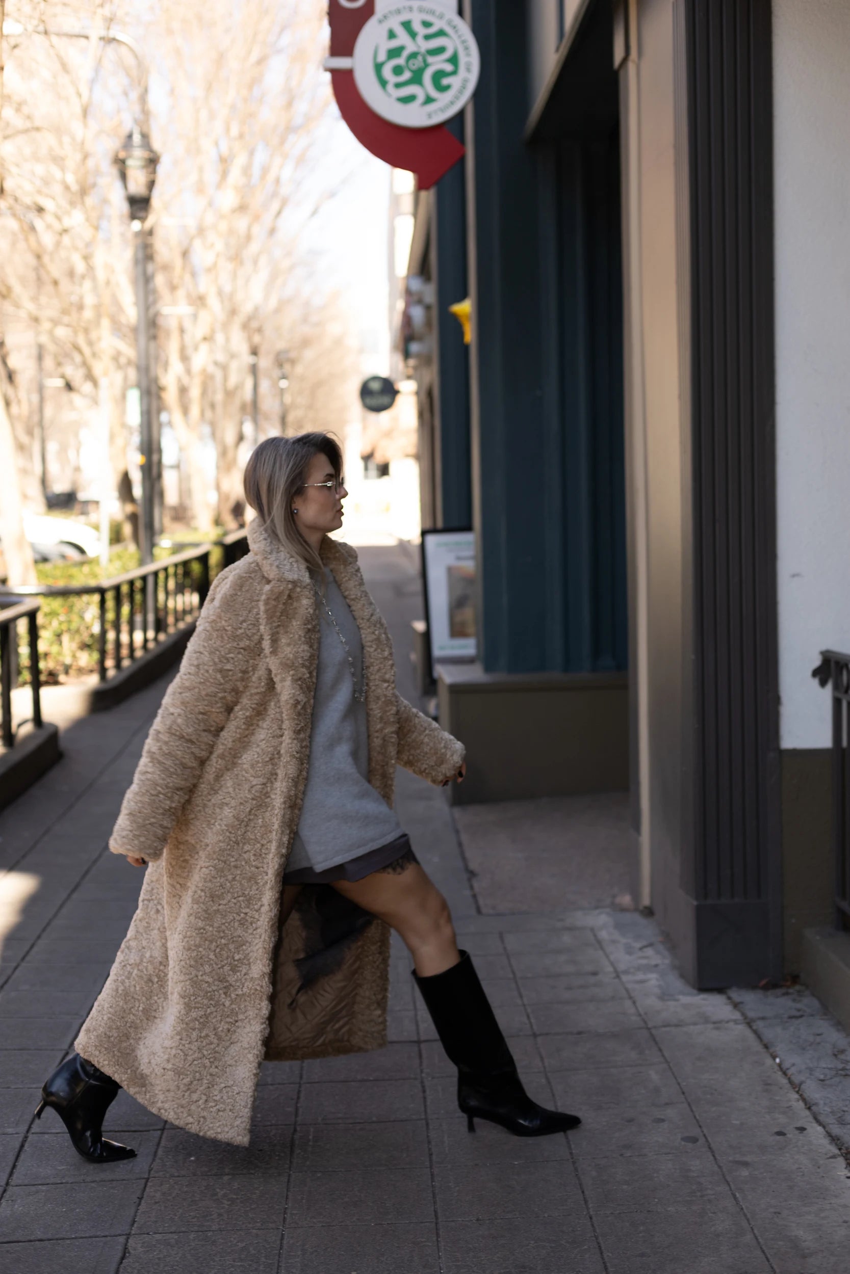 Teddy Fauх Fur Long Coat