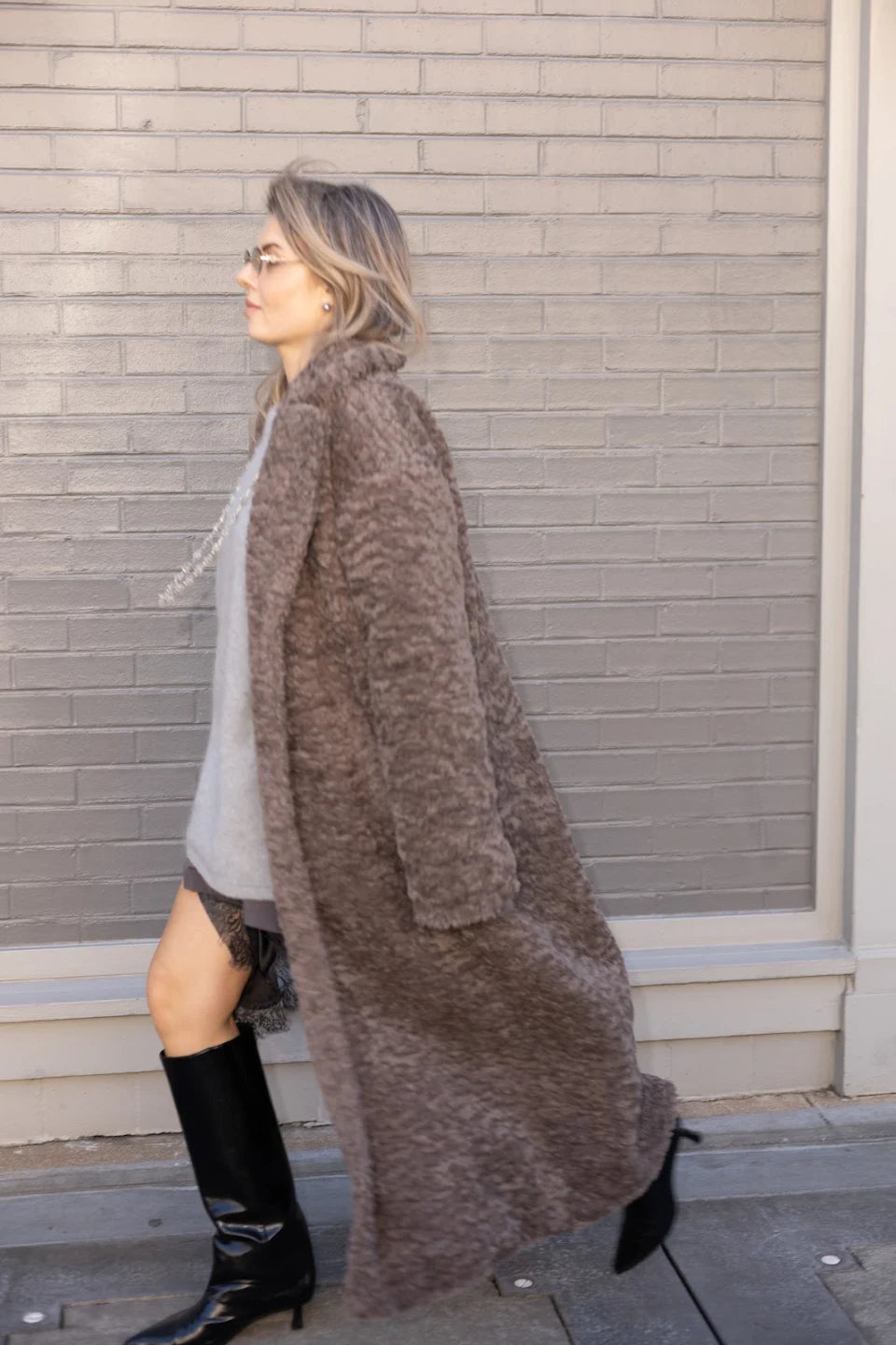 Teddy Fauх Fur Long Coat