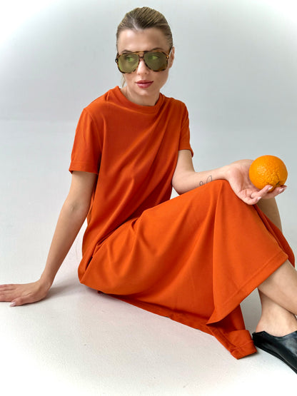 Noodle dress with cuts