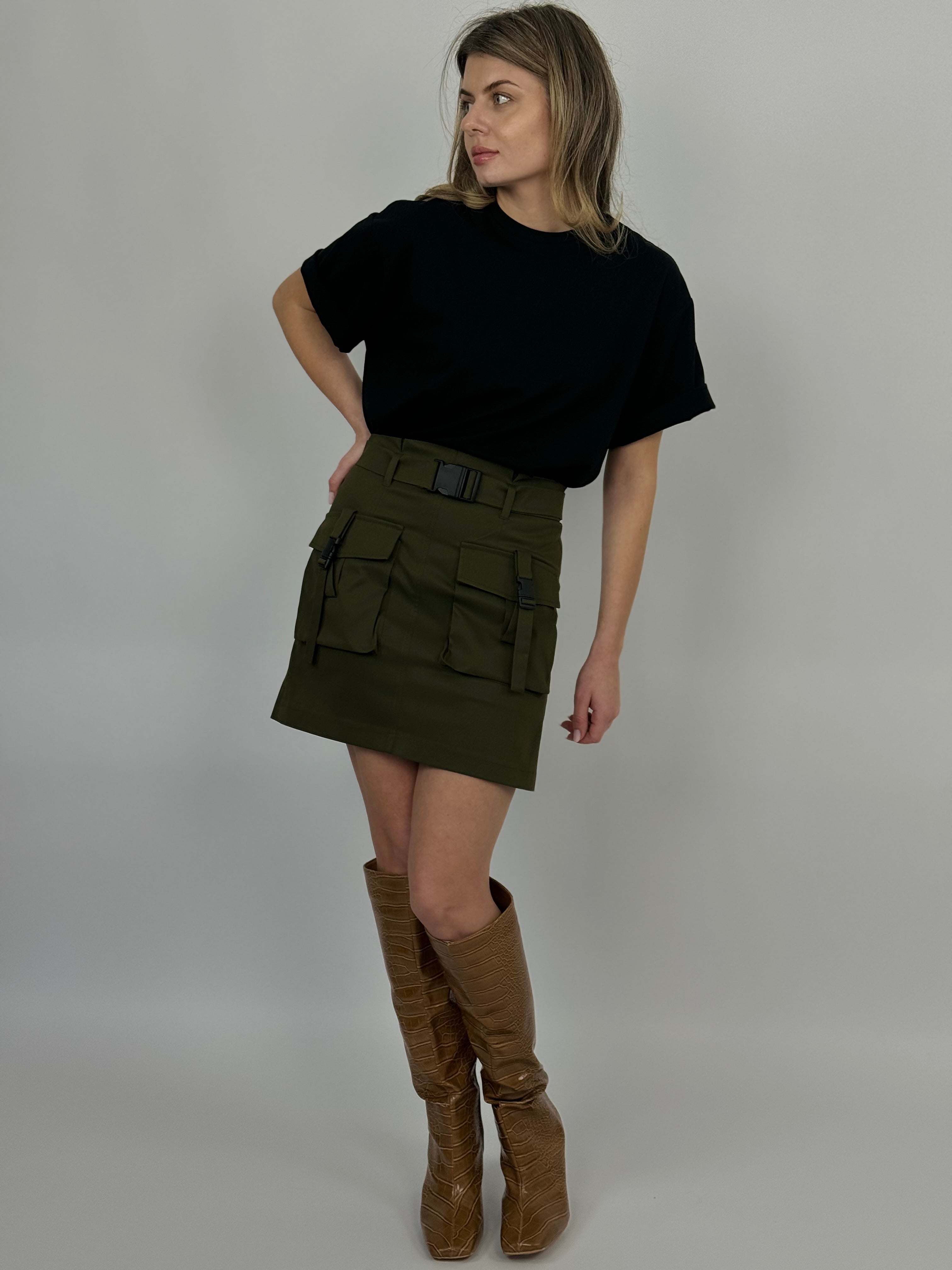 Cargo skirt mini