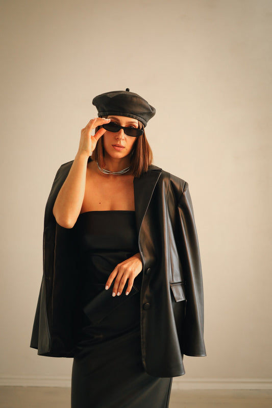 Ecoleather blazer