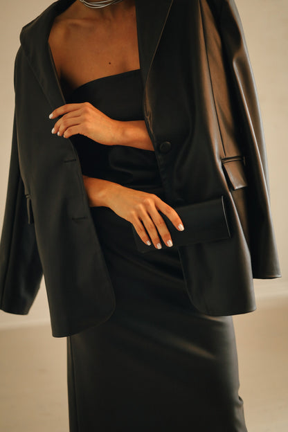 Ecoleather blazer