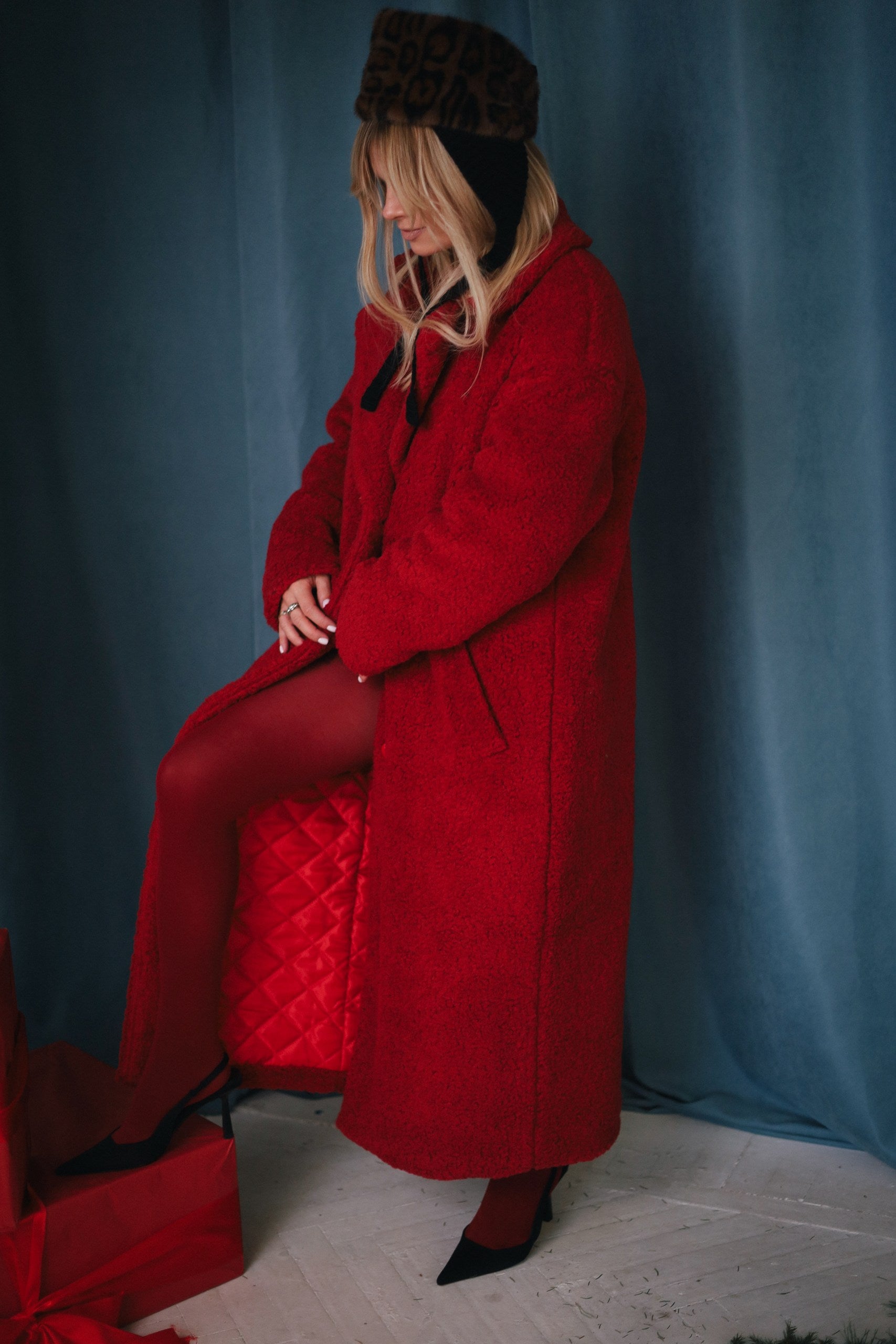 Teddy Fauх Fur Long Coat