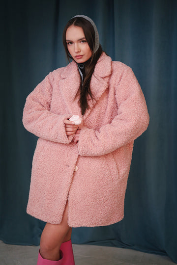 Teddy Faux Fur Short Coat