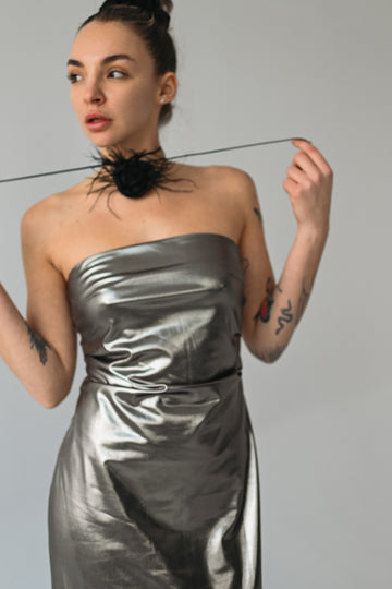 Silver dress
