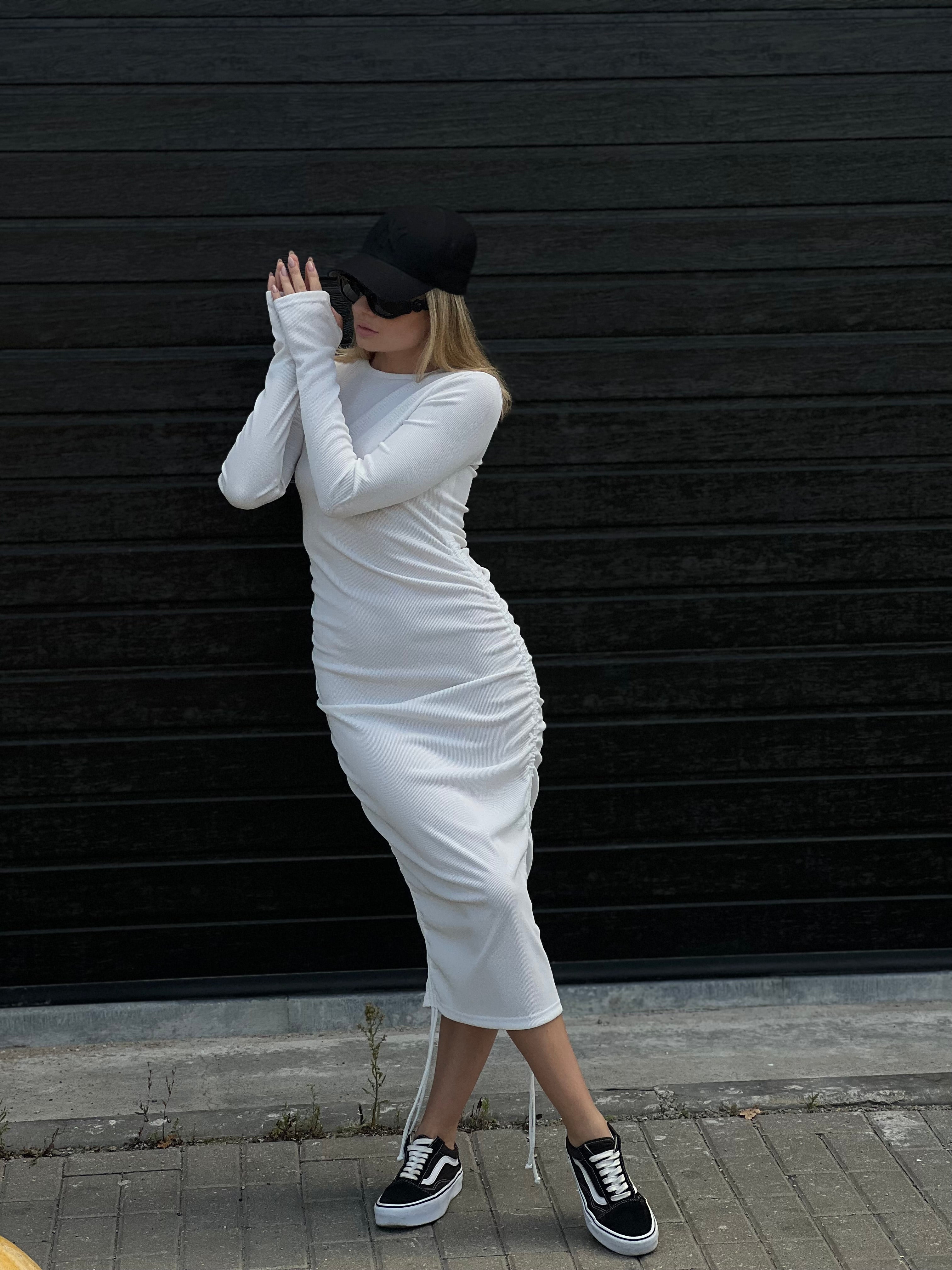 Dress With Drawstrings