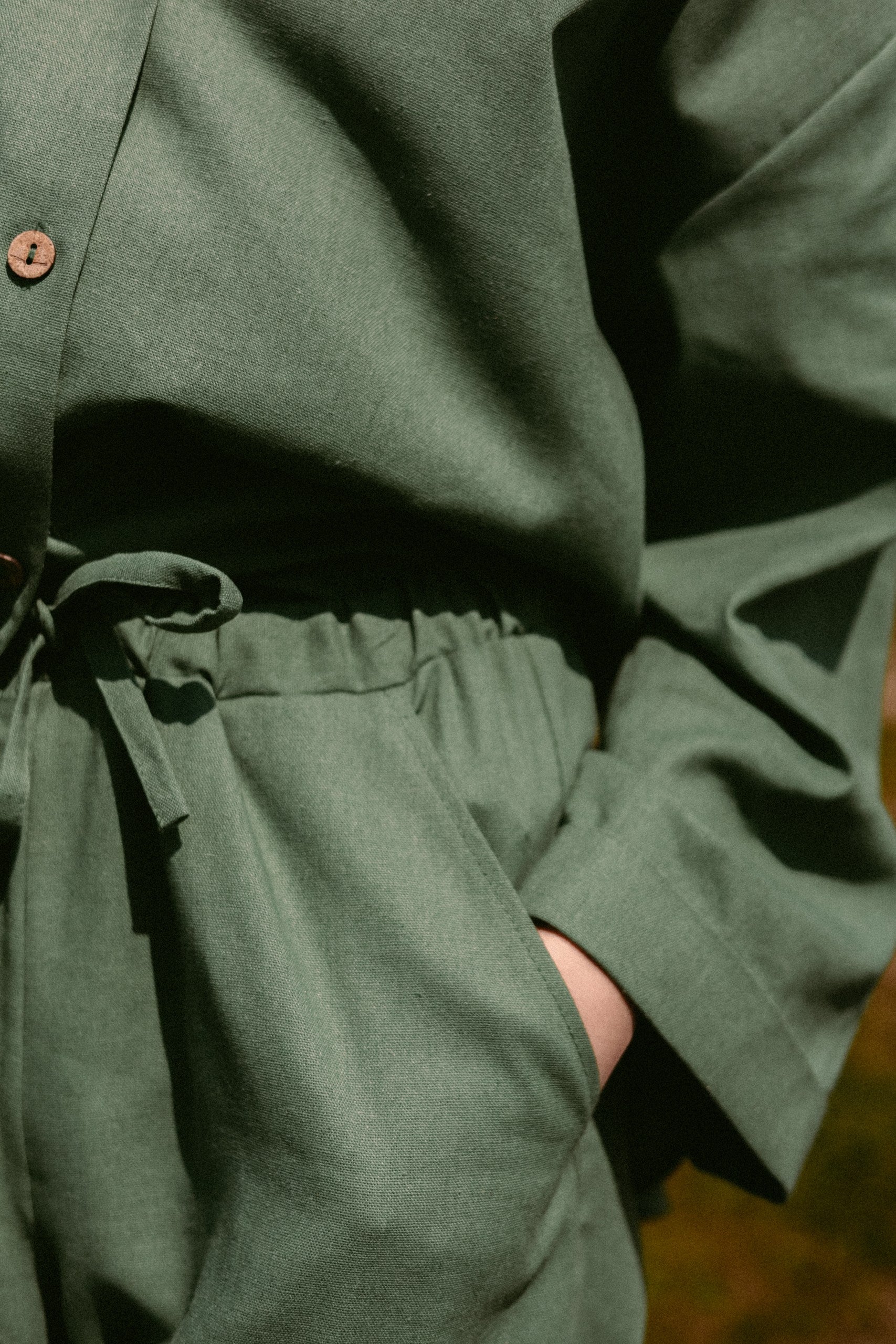 Linen Suit With Shirt