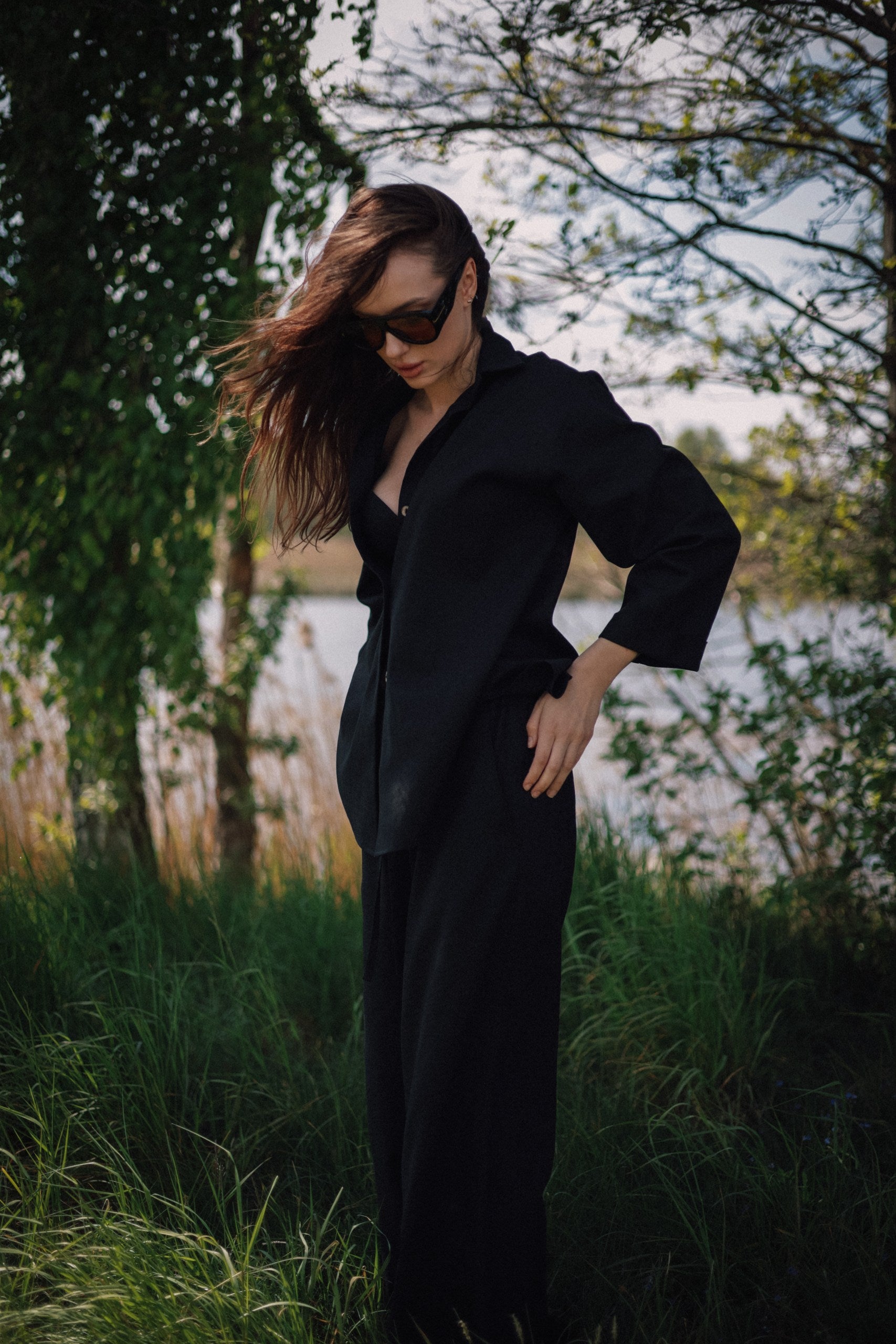 Linen Suit With Shirt