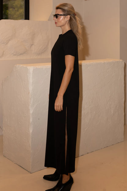 Noodle dress with cuts