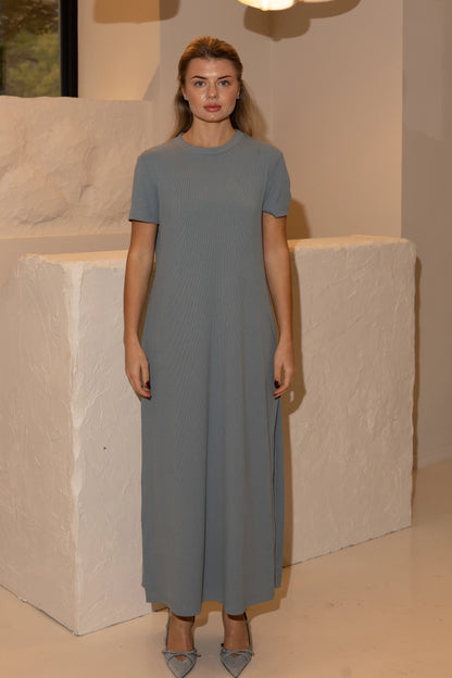 Noodle dress with cuts