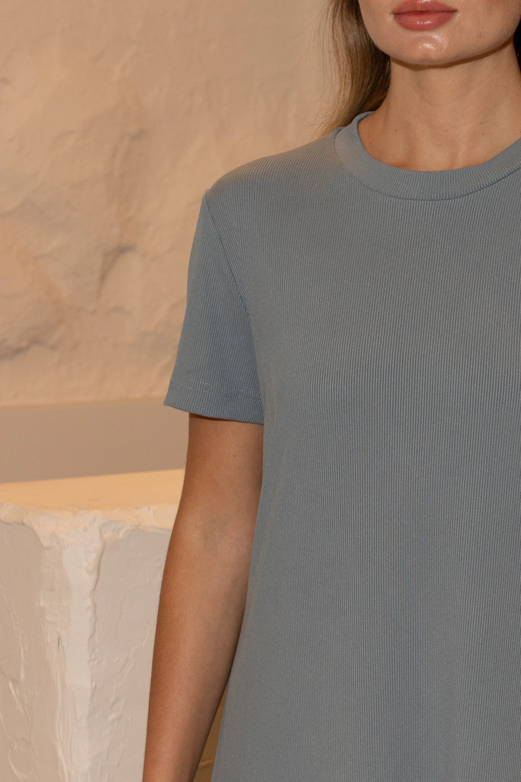 Noodle dress with cuts