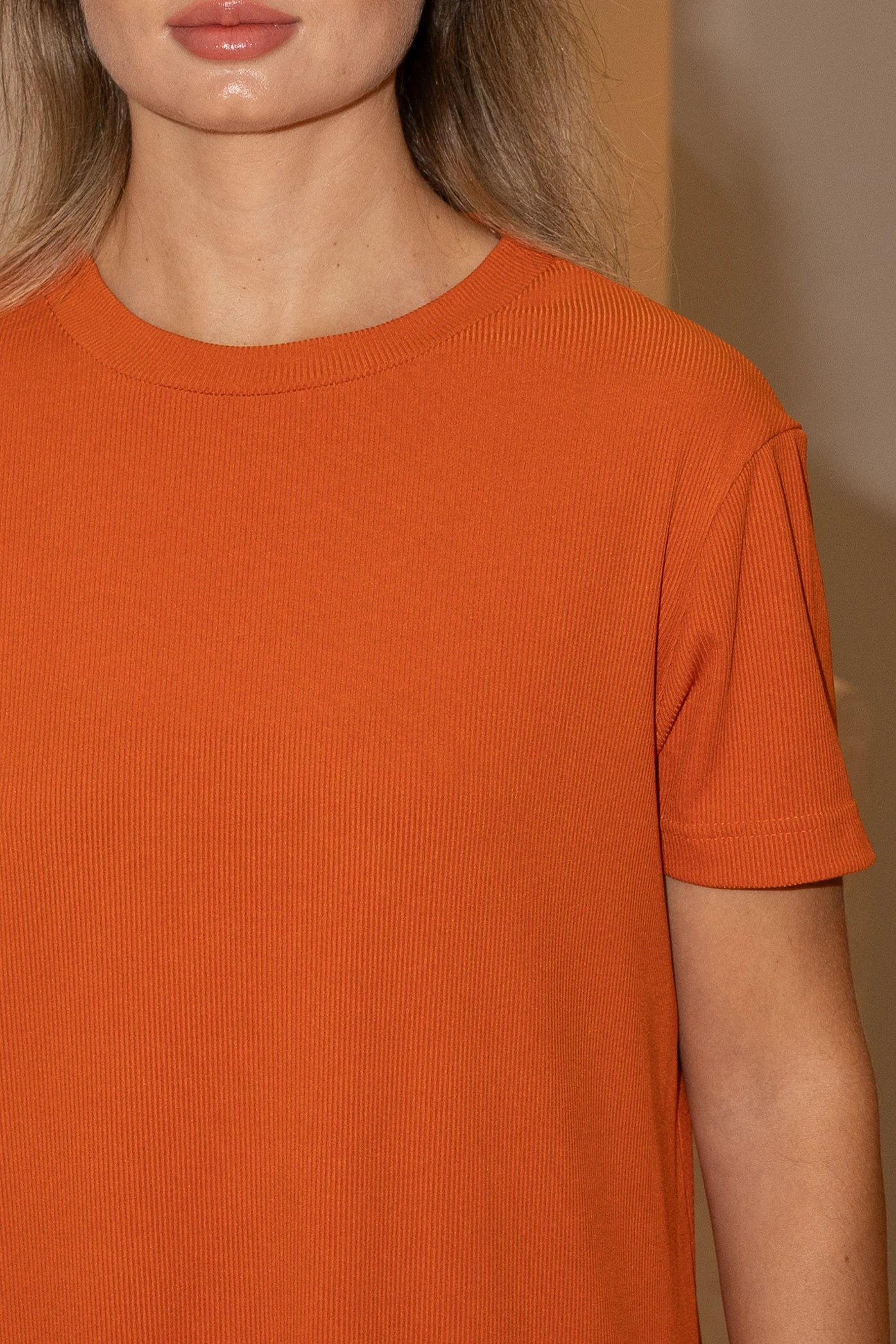 Noodle dress with cuts