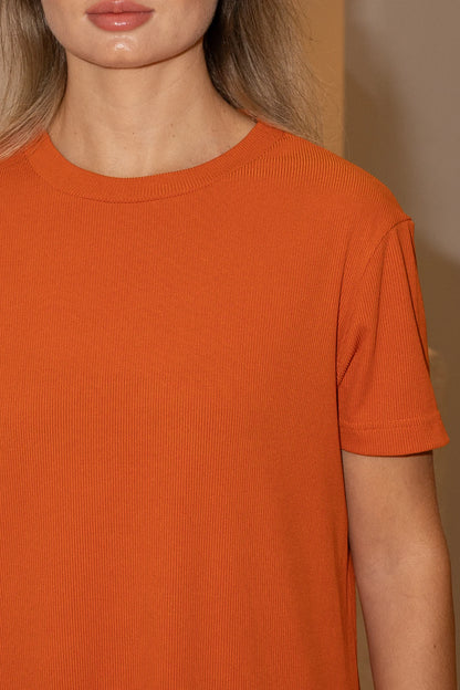 Noodle dress with cuts