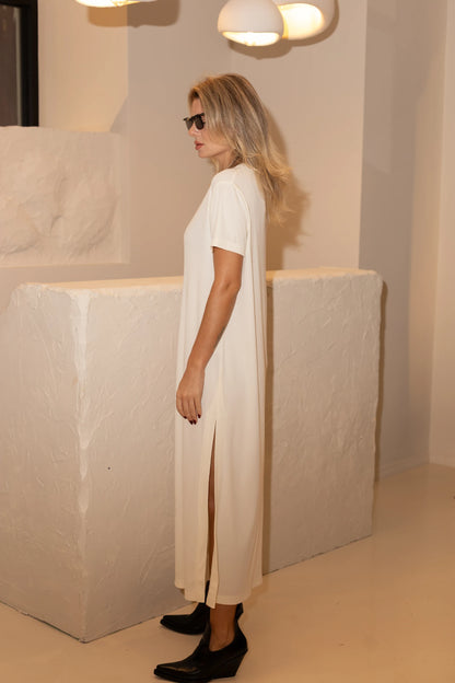 Noodle dress with cuts