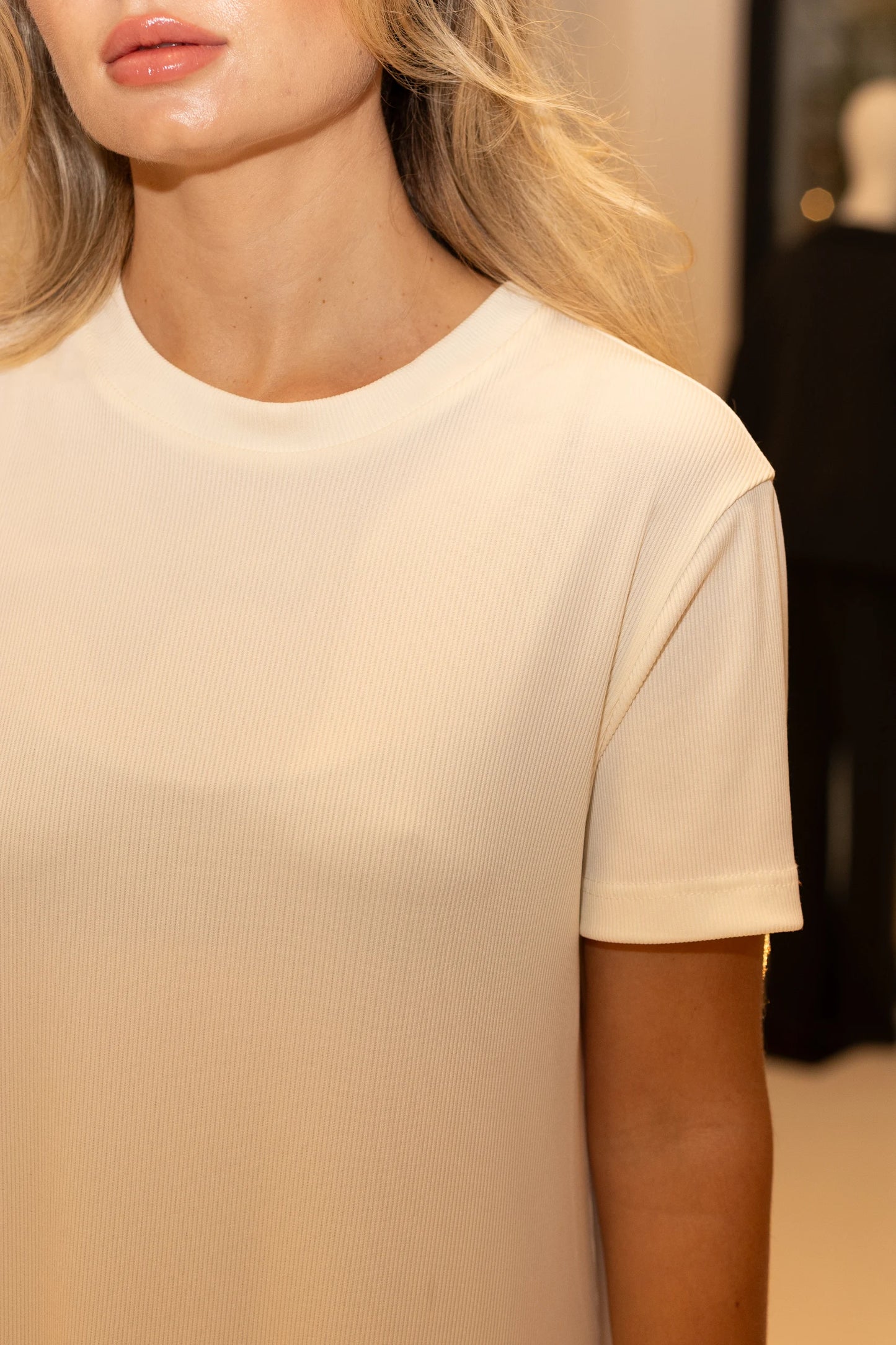 Noodle dress with cuts