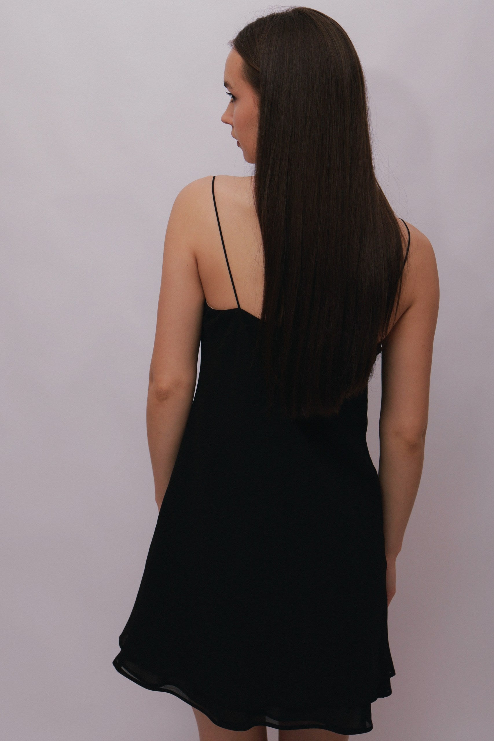 Chiffon Dress With Roses