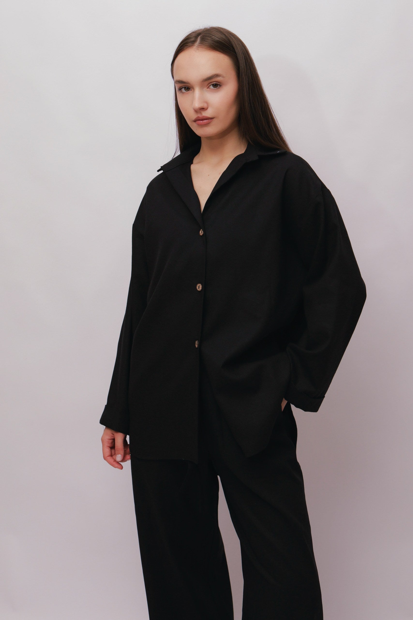 Linen Suit With Shirt