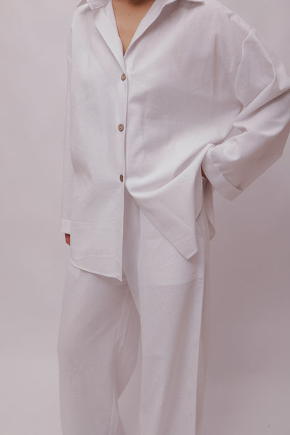 Linen Suit With Shirt