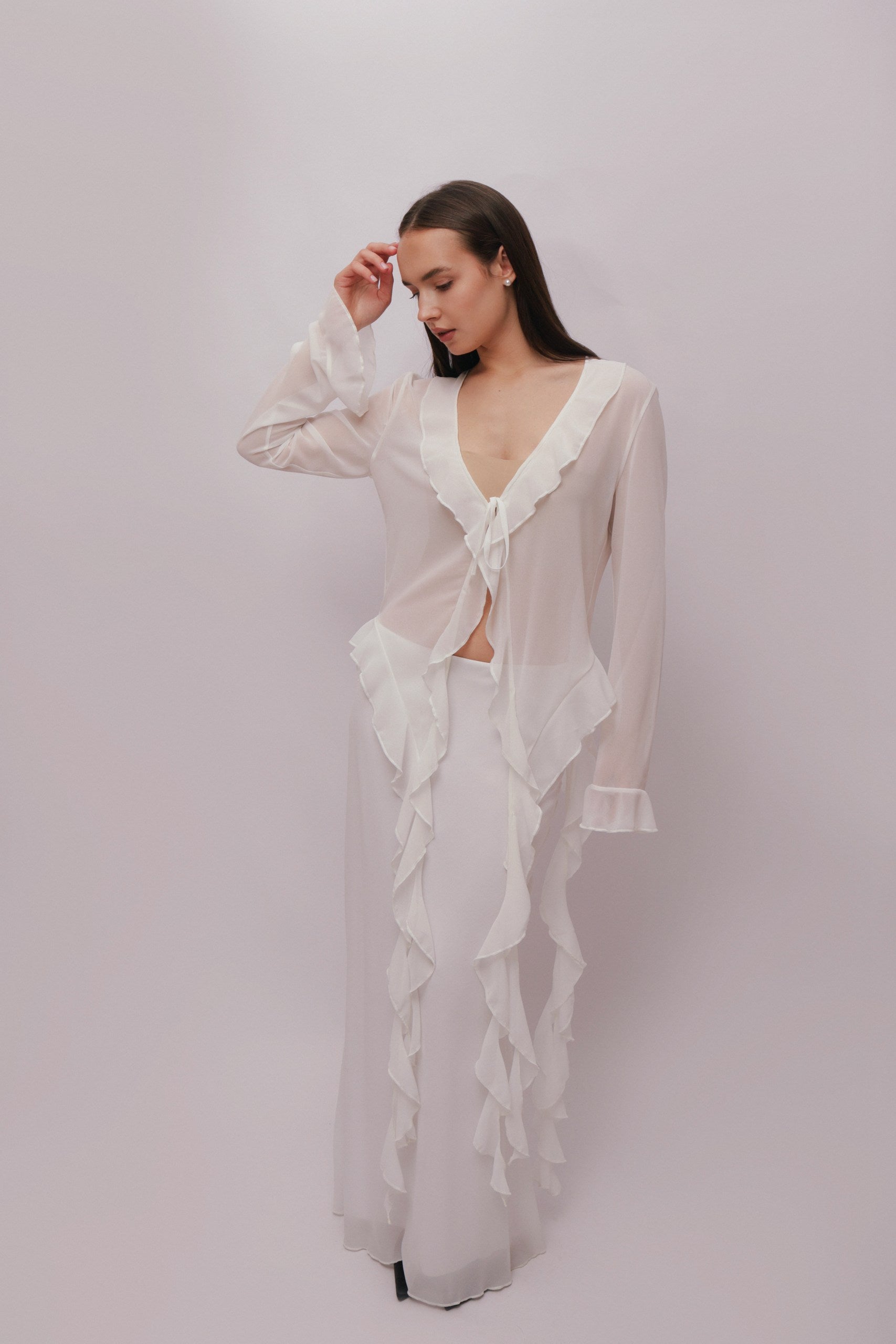 Chiffon Suit Cascade