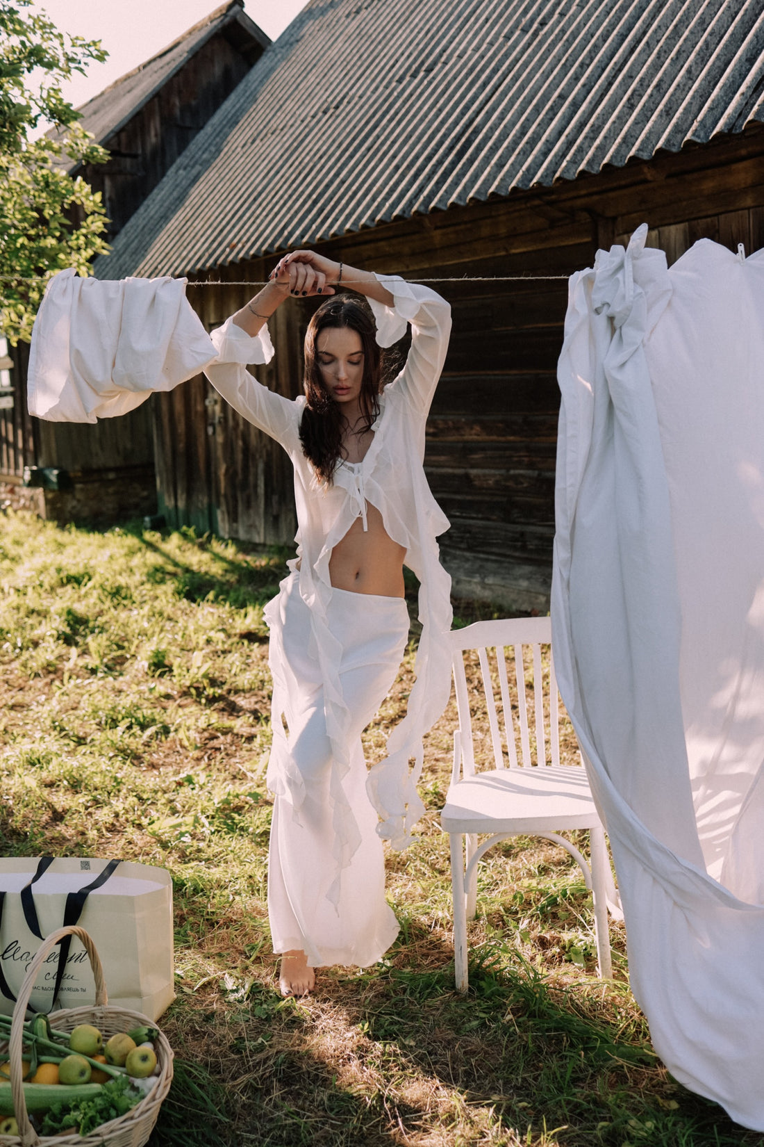 Chiffon Suit Cascade