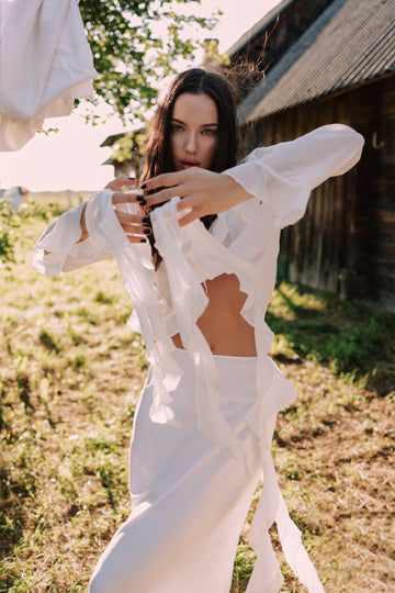 Chiffon Suit Cascade