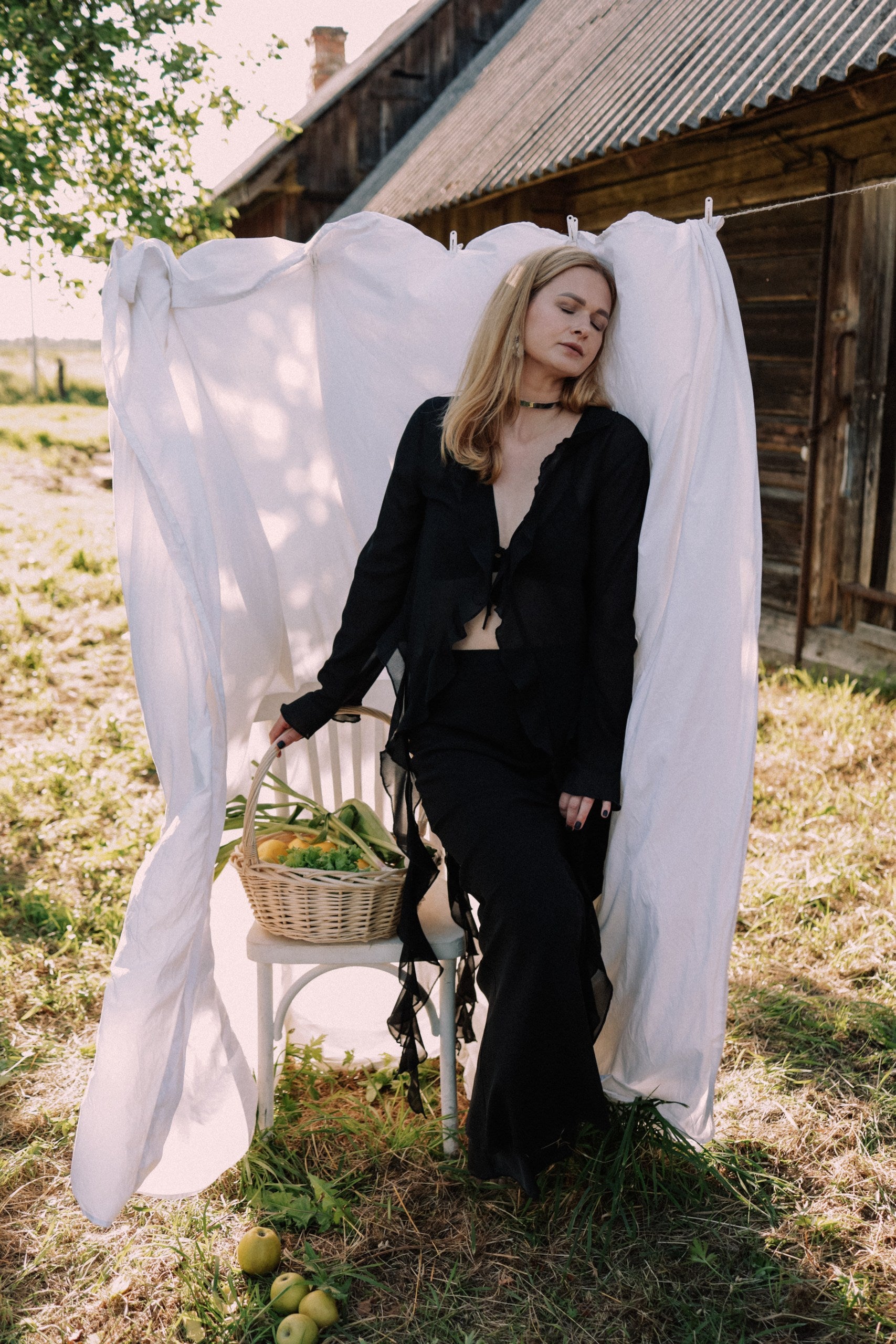 Chiffon Suit Cascade