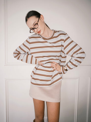 Cotton Long Sleeve Stripe