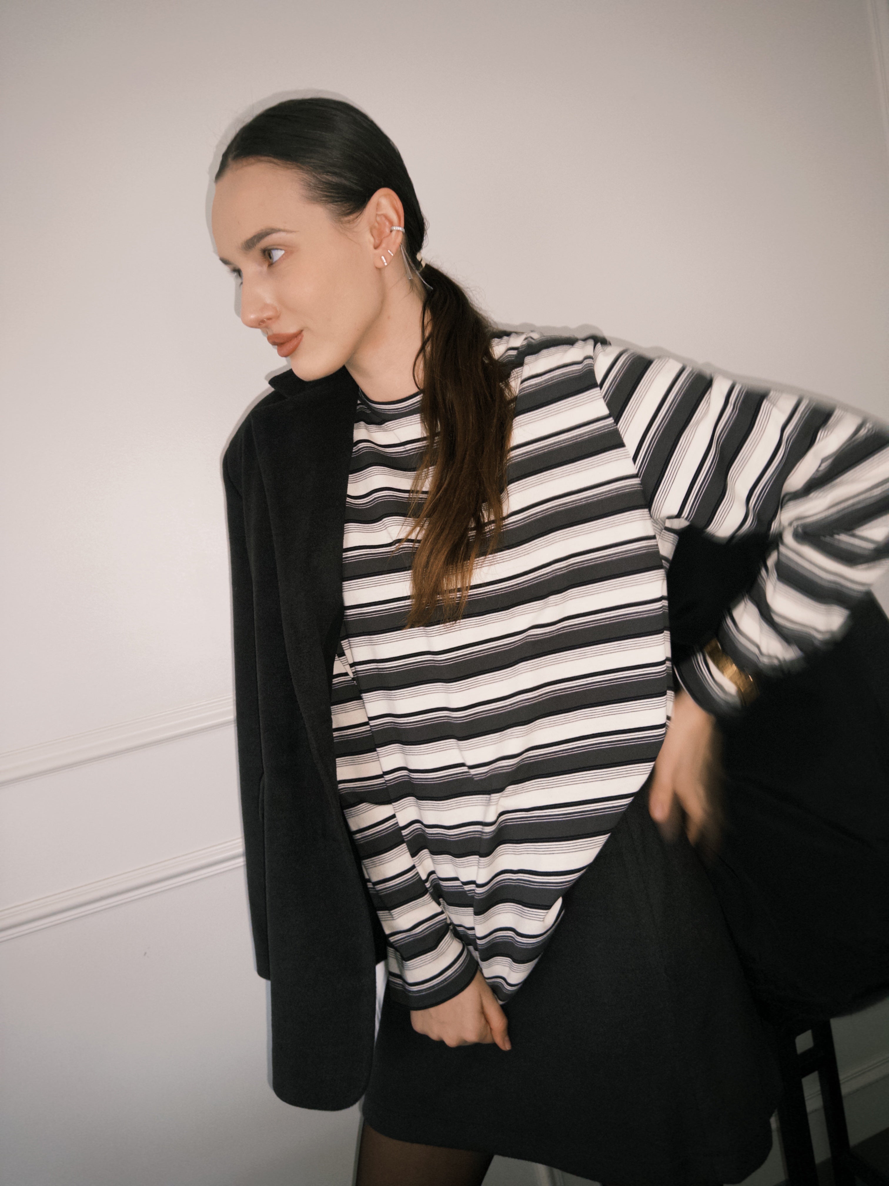 Cotton Long Sleeve Stripe