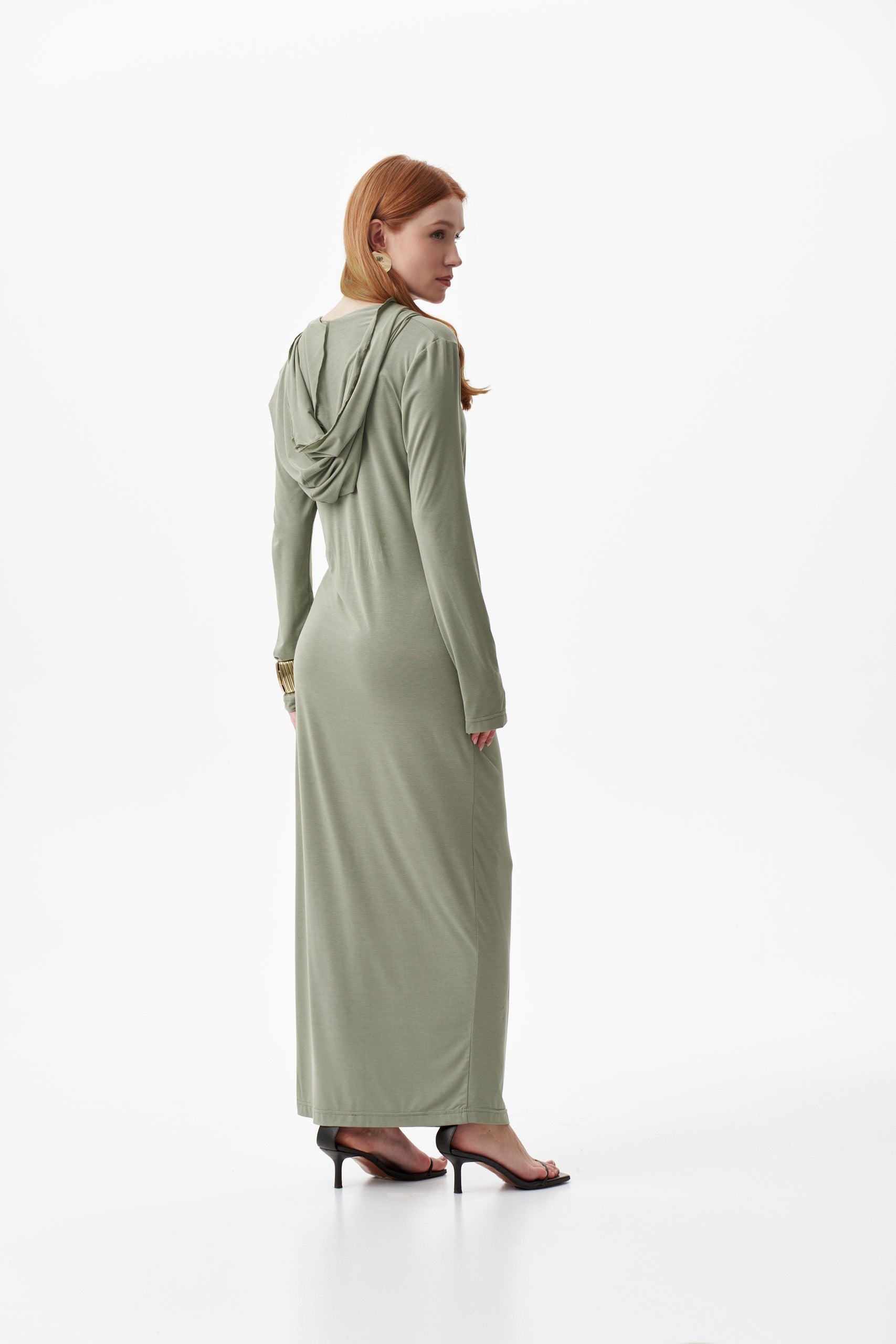 Hooded Maxi Dress