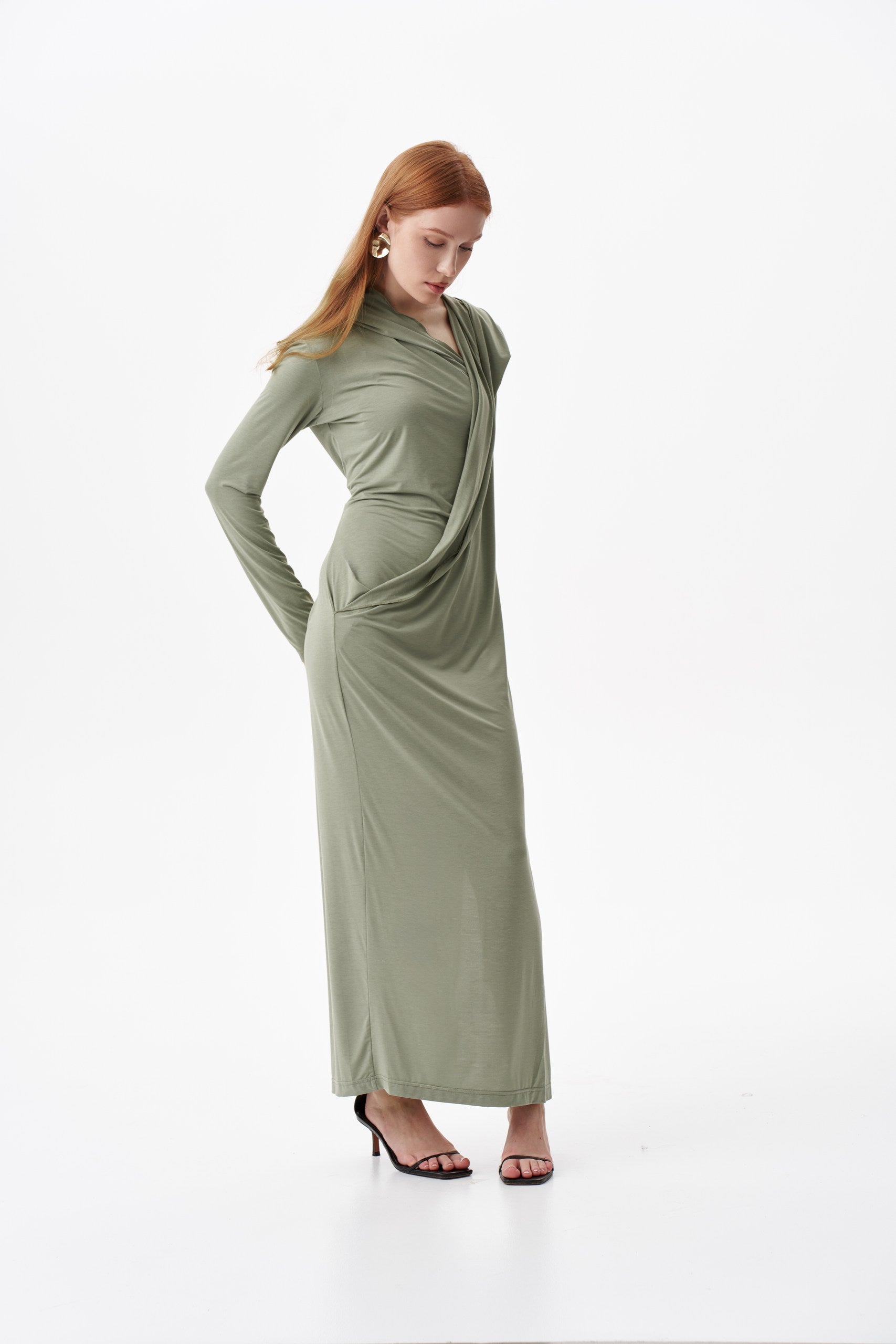 Hooded Maxi Dress